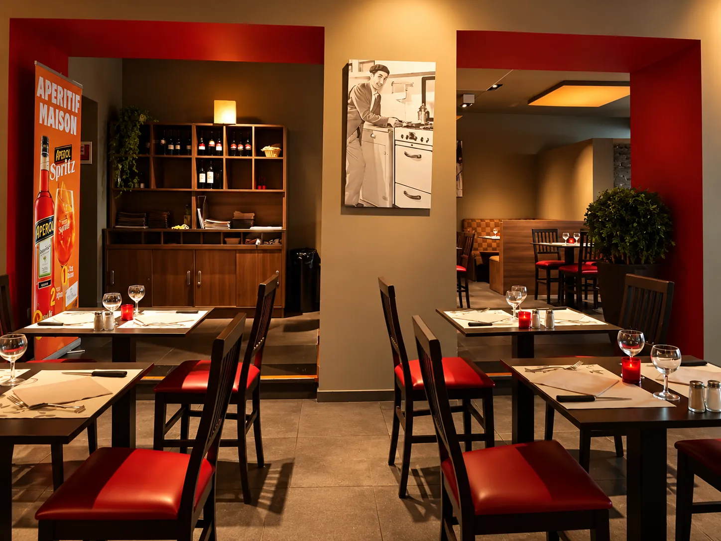 Salle du restaurant La Pizzarella da Giorgio à La Louvière