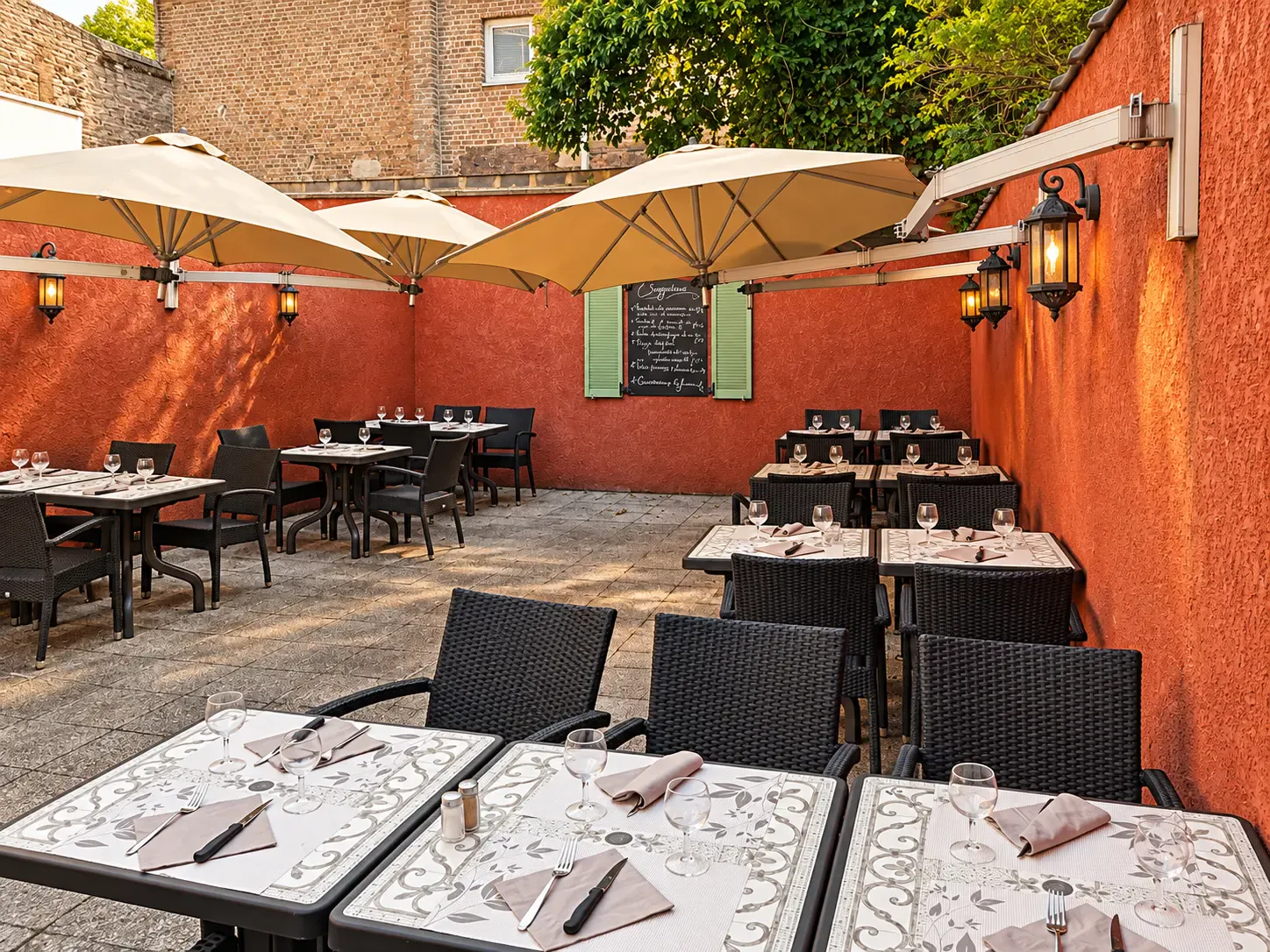 Terrasse de La Pizzarella da Giorgio à La Louvière